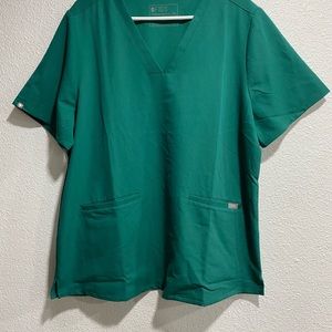 Figs women casma top  Hunter green Size XXL